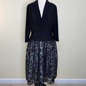 Evening Special Occasion Tea Length Dress | Camille La Vie | Women's 18